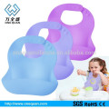 Silicone Scoop Baby Bibs in assorted colors